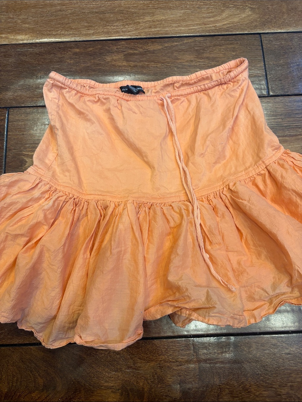 Club Monaco Peach Tiered Skater Skirt